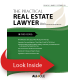 The Practical Real Estate Lawyer brings you practical advice and solutions to real estate law 