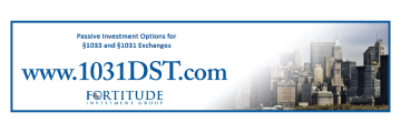 Passive Investment Options for your §1033 & §1031 Exchanges - www.1031DST.com - Fortitude Investment Group